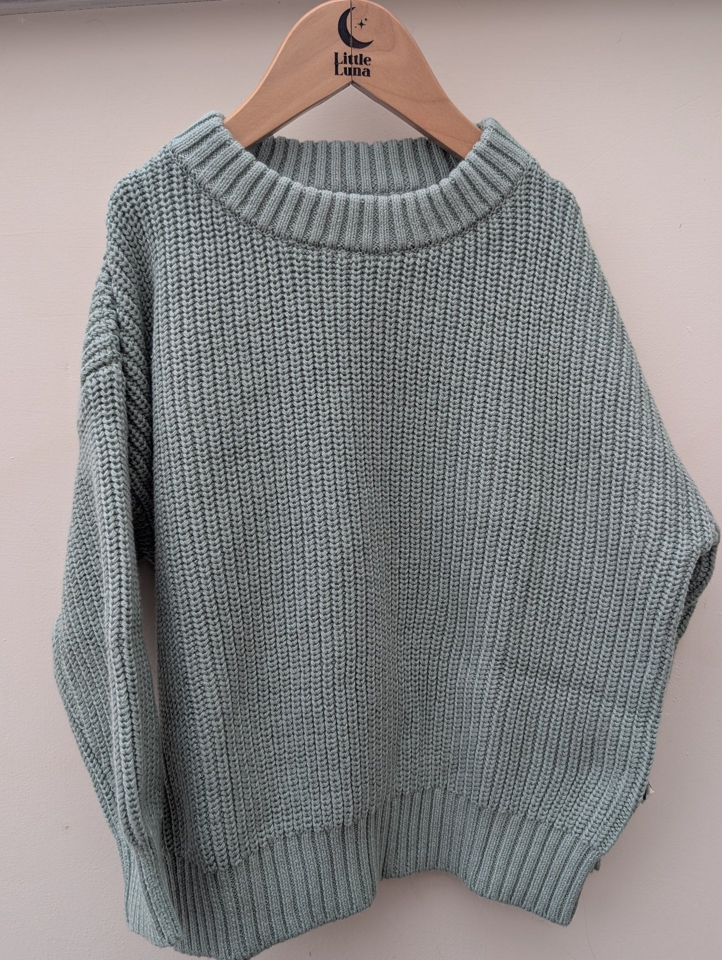 Age 3-4 Eucalyptus Knit for Custom Slots