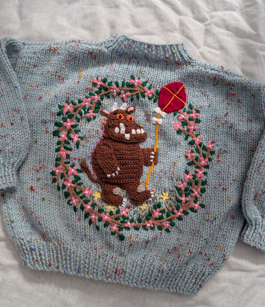 Gruffalo Spring Days Handknitted Jumper Age 3-4 Unisex
