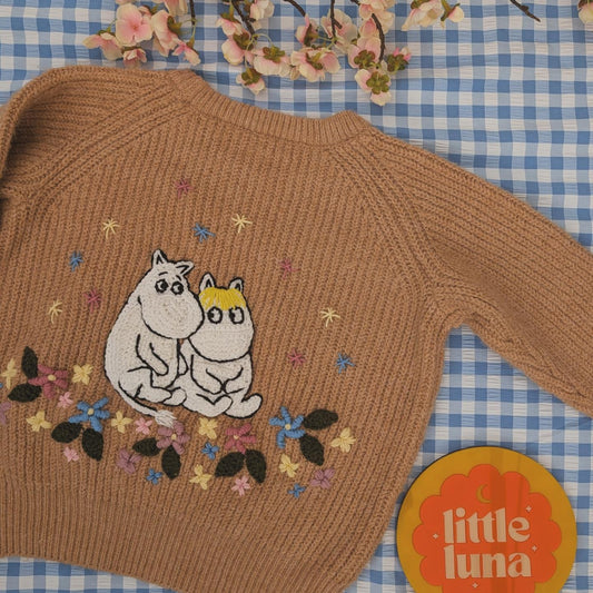Moomins Floral Retro Knit Age 3-4 years